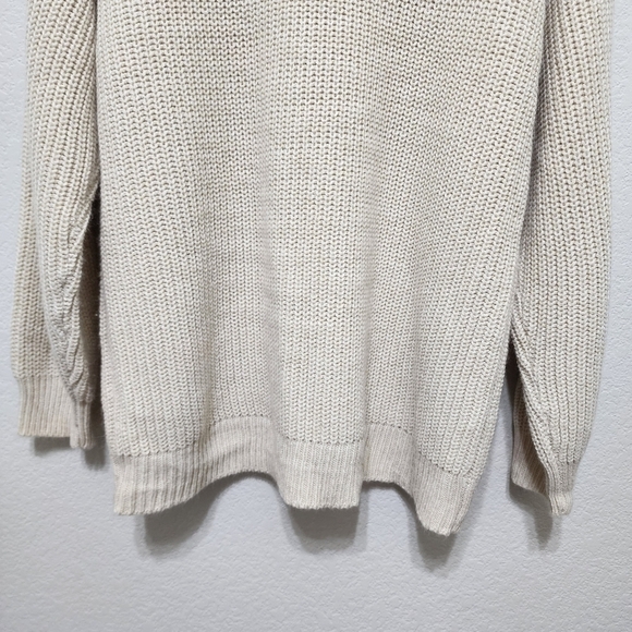 American Rag Cie Oversized Beige Mockneck Sweater Size 1X - Picture 9 of 9